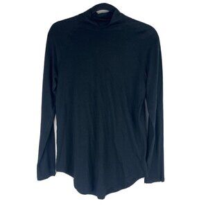 Lululemon Womens Locarno Turtleneck Size 6 ? Black Lightweight Long Sleeve